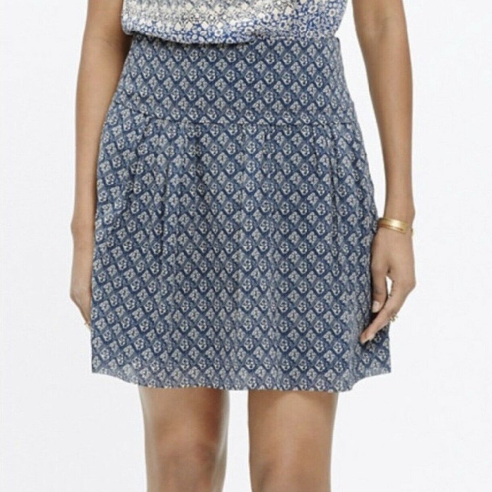 Madewell Women's Silk Lined Mini Skirt